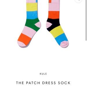 KULE Vibrant Striped Dress Socks